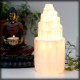 Natural Selenite Tower Lamp