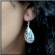 Shell & Silver Earings